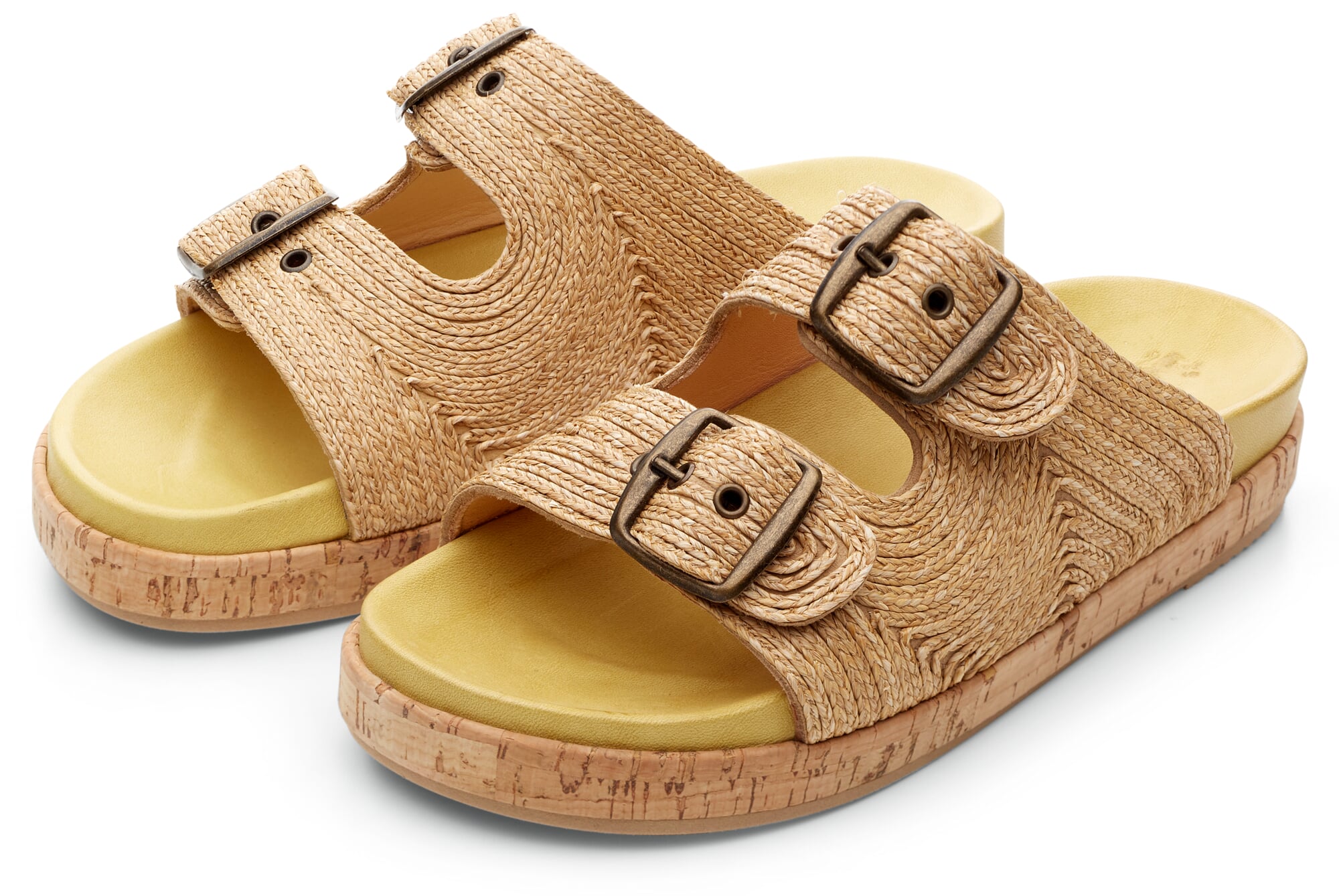 Raffia women's sandal, Natural | Manufactum
